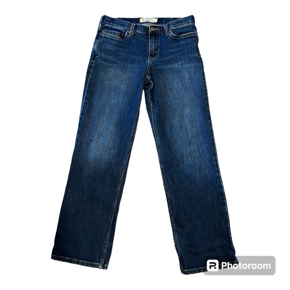 Carhartt original Fit straight Leg Jeans size 6 short - Picture 2 of 9